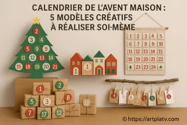 Calendrier de l'avent fait maison : 5 idées créatives à réaliser soi-même