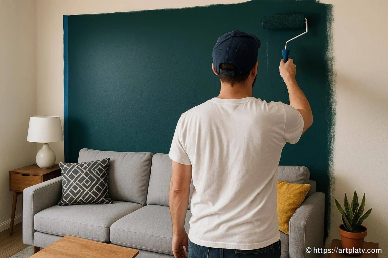 Peindre un mur d’accent : méthodes efficaces et inspirations pour transformer votre pièce