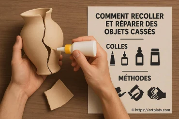 Comment recoller et réparer des objets cassés : guide des colles et méthodes efficaces