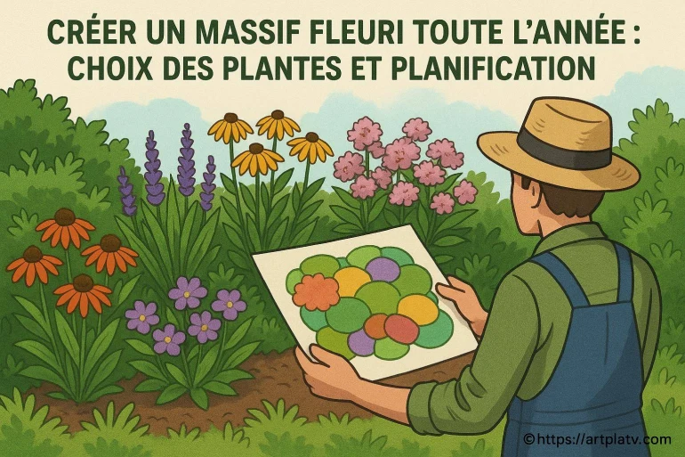 Créer un massif fleuri toute l’année : comment choisir et planifier vos plantes