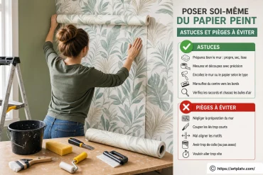 Poser soi-même du papier peint : astuces pratiques et pièges à éviter