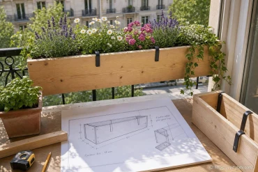 Créer une jardinière sur-mesure pour son balcon ou rebord de fenêtre : mode d’emploi