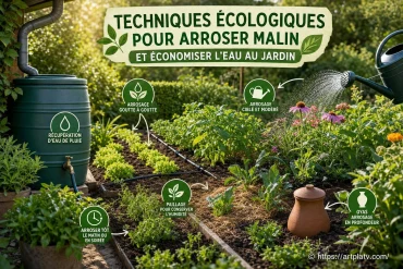 Techniques écologiques pour arroser malin et économiser l’eau au jardin