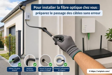 Pour installer la fibre optique chez vous : préparez le passage des câbles sans erreur