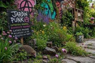 Jardin punk : comment créer un espace naturel avec un entretien minimal