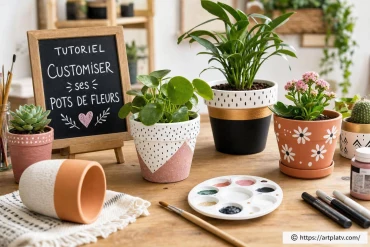 Customiser ses pots de fleurs : tutoriels pour une déco personnalisée