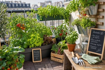 Créer un potager sur balcon : conseils et astuces pour réussir en petit espace