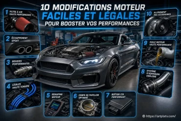 10 modifications moteur faciles et légales pour booster vos performances