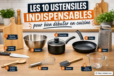Les 10 ustensiles indispensables pour bien débuter en cuisine