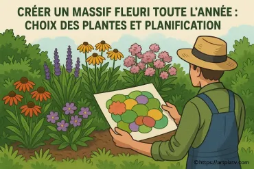 Créer un massif fleuri toute l’année : comment choisir et planifier vos plantes