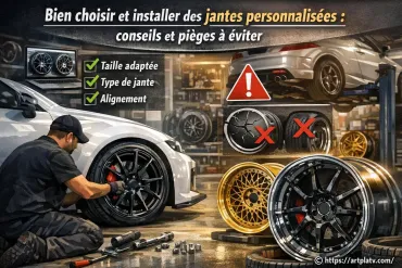 Bien choisir et installer des jantes personnalisées : quels conseils et pièges éviter ?
