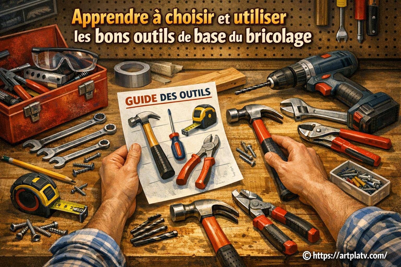 Apprendre à choisir et utiliser les bons outils de base du bricolage